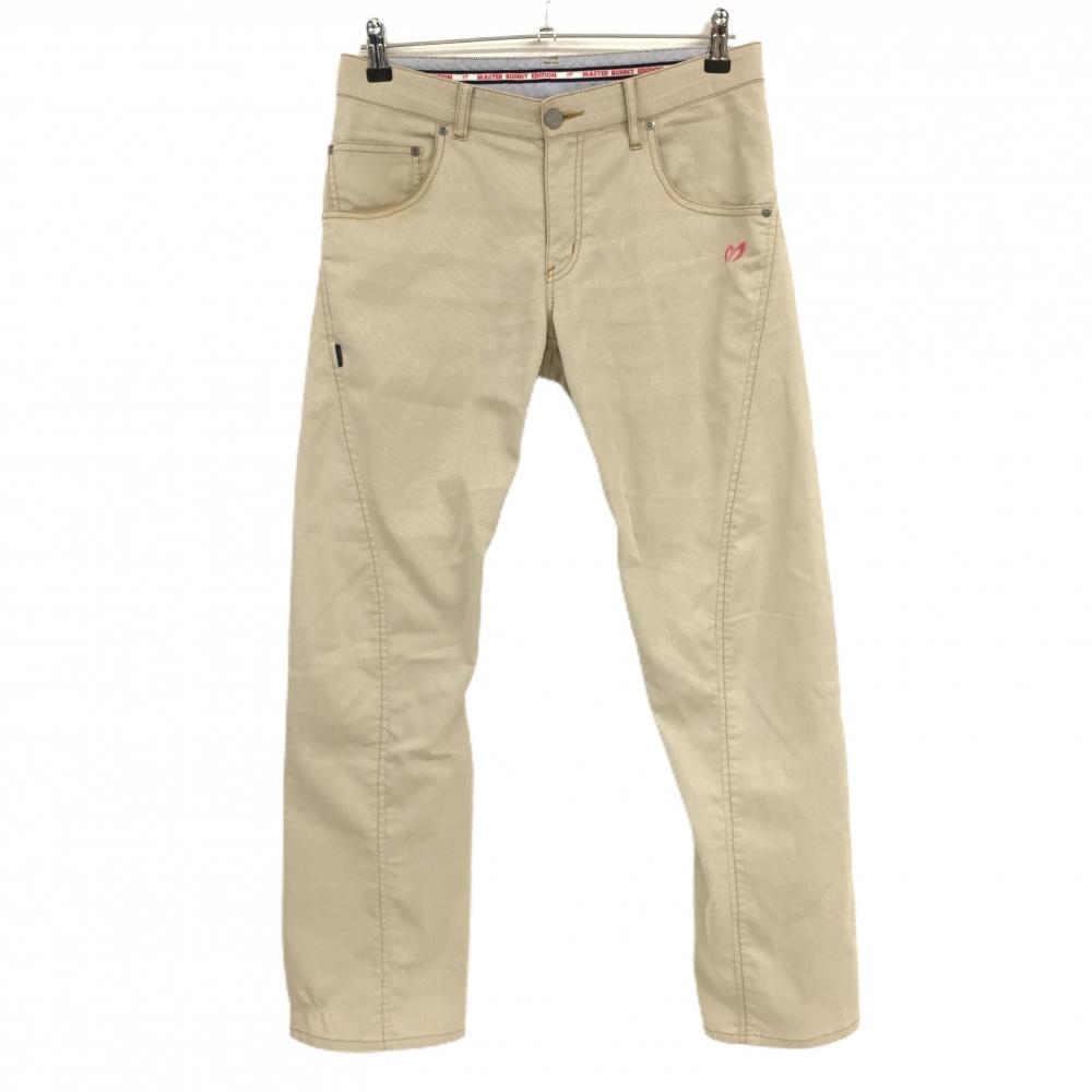 マスターバニー パンツ ライトベージュ ストレッチ メンズ 3(S) ゴルフウェア MASTER BUNNY EDITION
