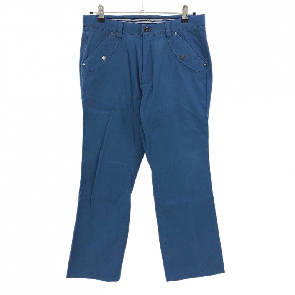 マンシングウェア パンツ ブルー バックロゴ刺しゅう  メンズ 82 ゴルフウェア Munsingwear