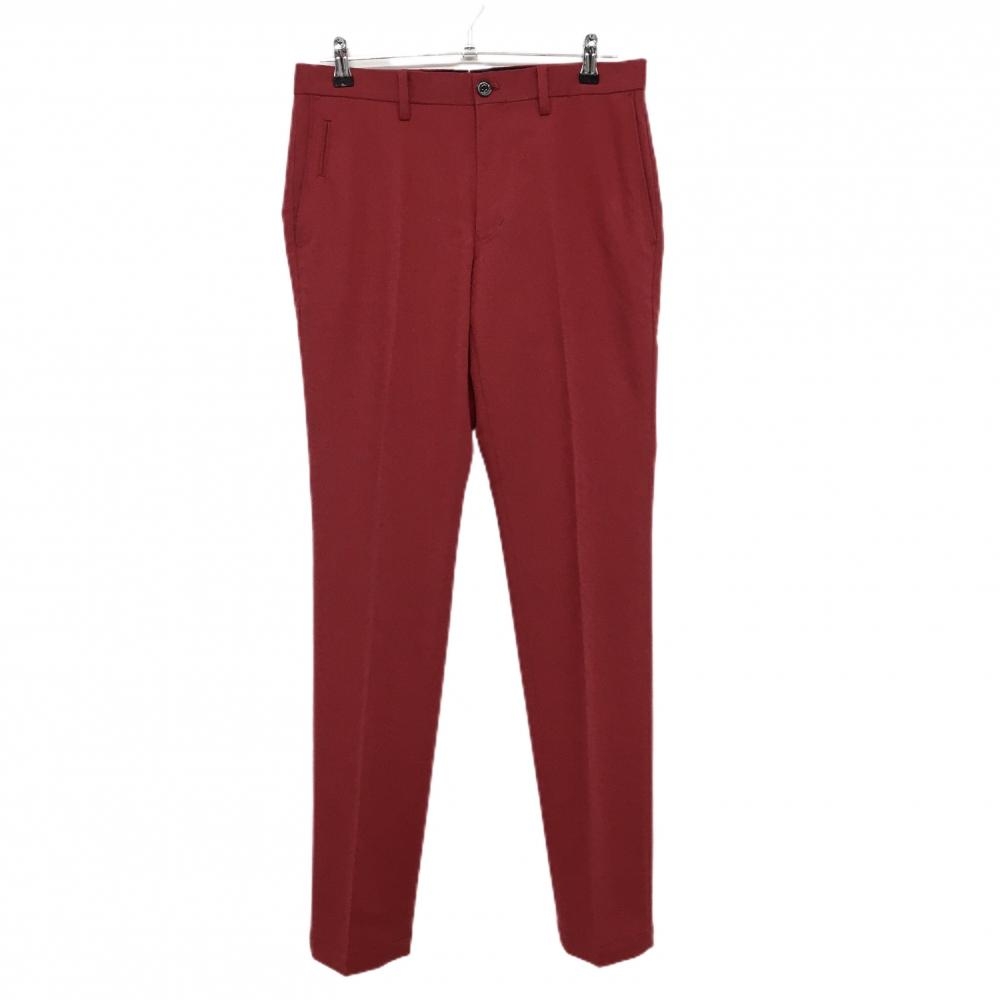 【美品】マンシングウェア パンツ レッド ロゴネイビー メンズ 82 ゴルフウェア Munsingwear