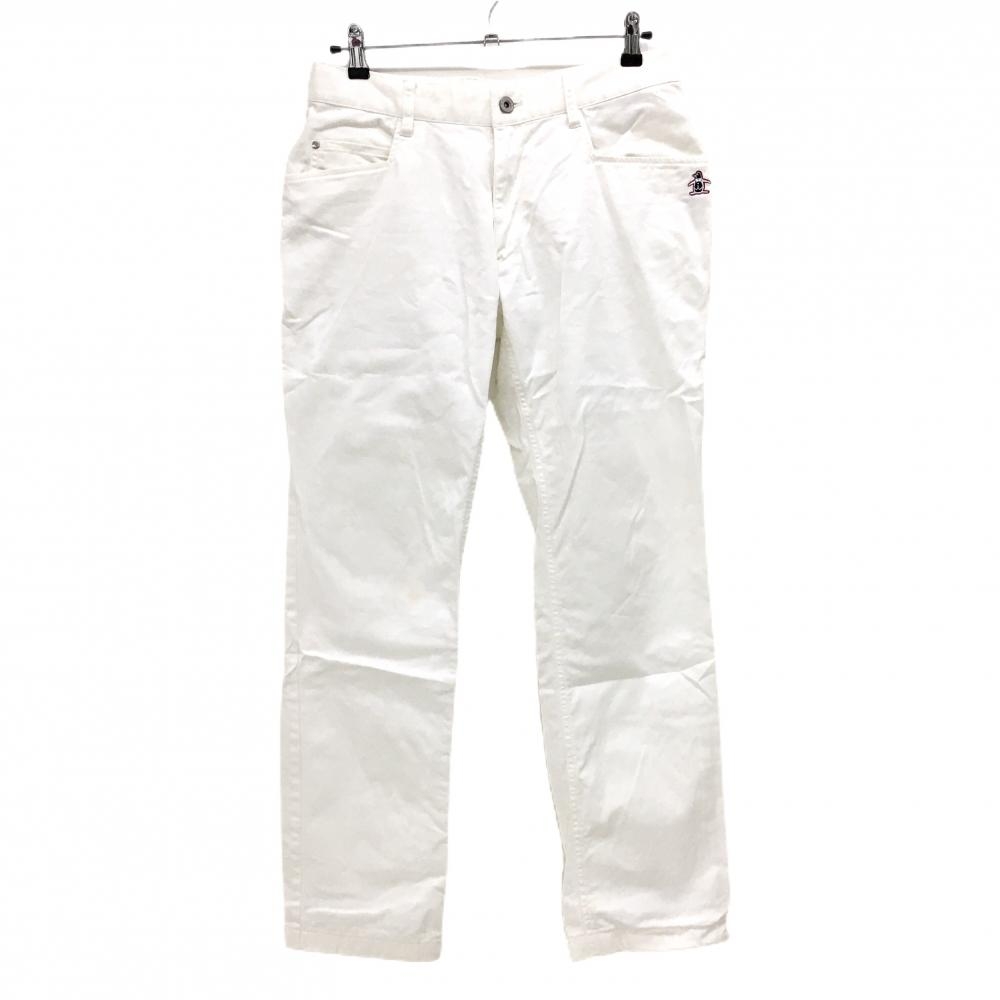 マンシングウェア パンツ 白 ストレッチ ペンギンワッペン メンズ 82 ゴルフウェア Munsingwear