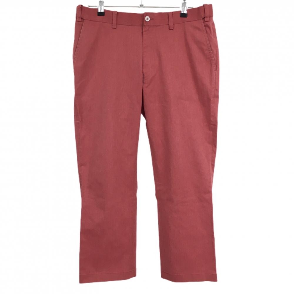 【美品】ミズノ パンツ レッド THE OPEN メンズ 2XL ゴルフウェア MIZUNO