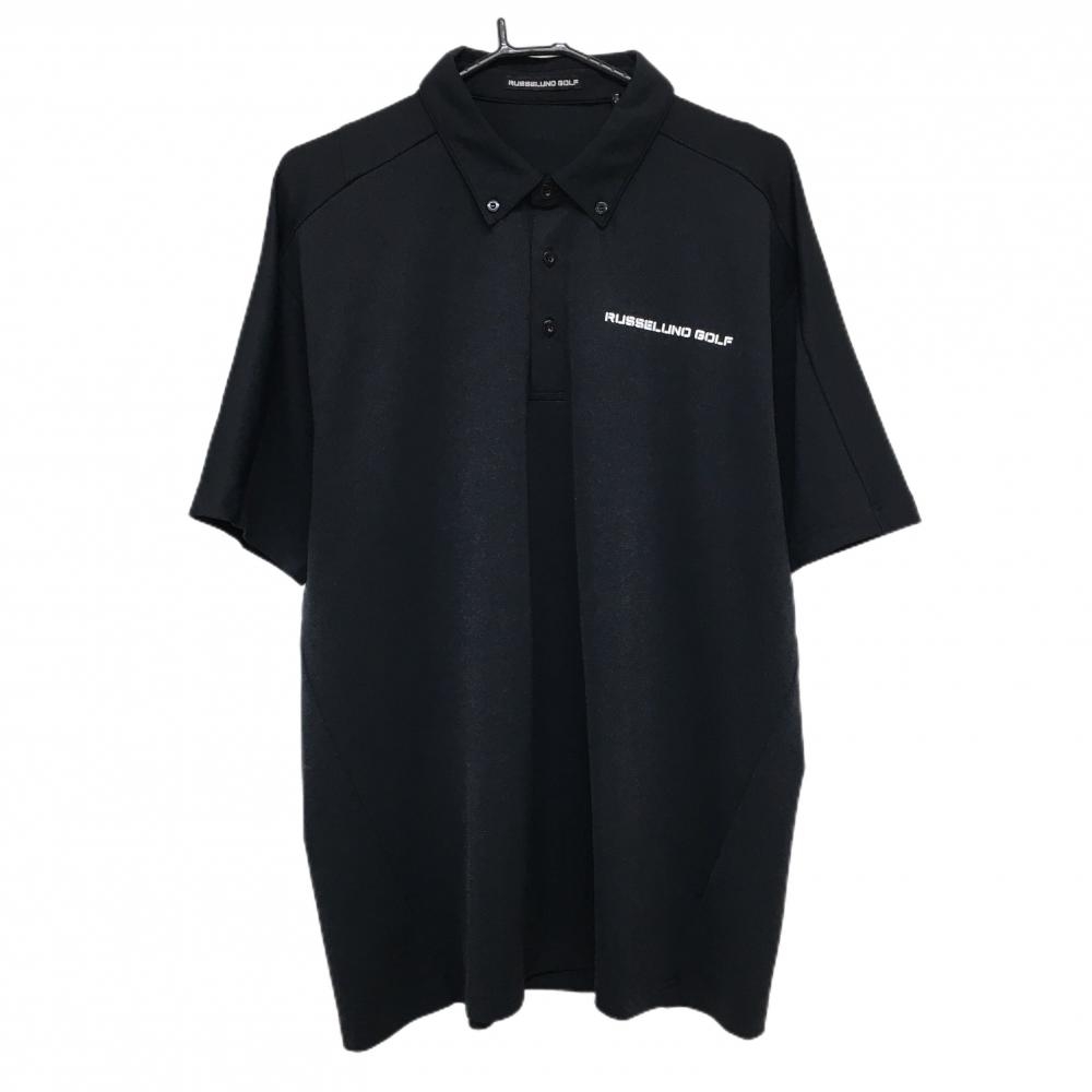 【超美品】ラッセルノゴルフ 半袖ポロシャツ ダークネイビー  メンズ 7(2XL) ゴルフウェア 2023年モデル 大きいサイズ RUSSELUNO