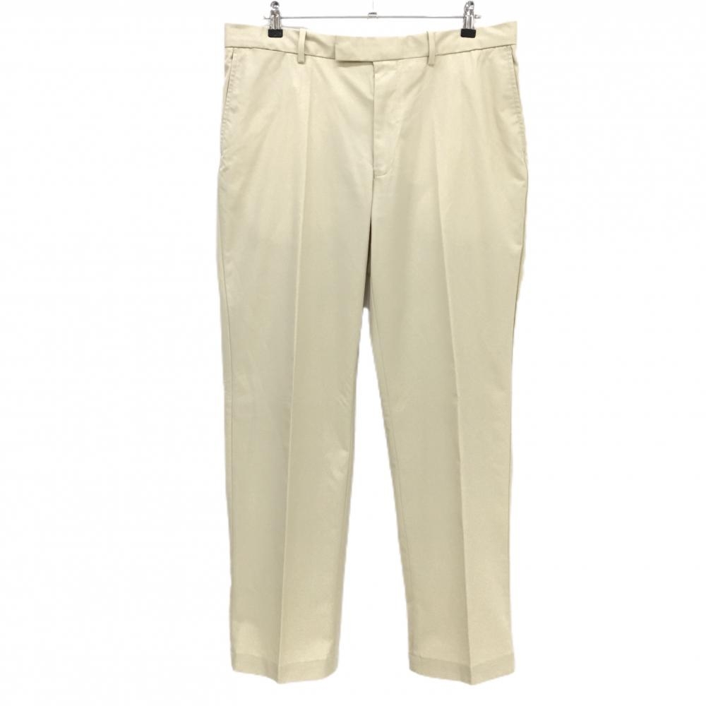 【美品】RLXラルフローレン パンツ ライトベージュ系 後ろロゴ ストレッチ メンズ 36/32 ゴルフウェア Ralph Lauren