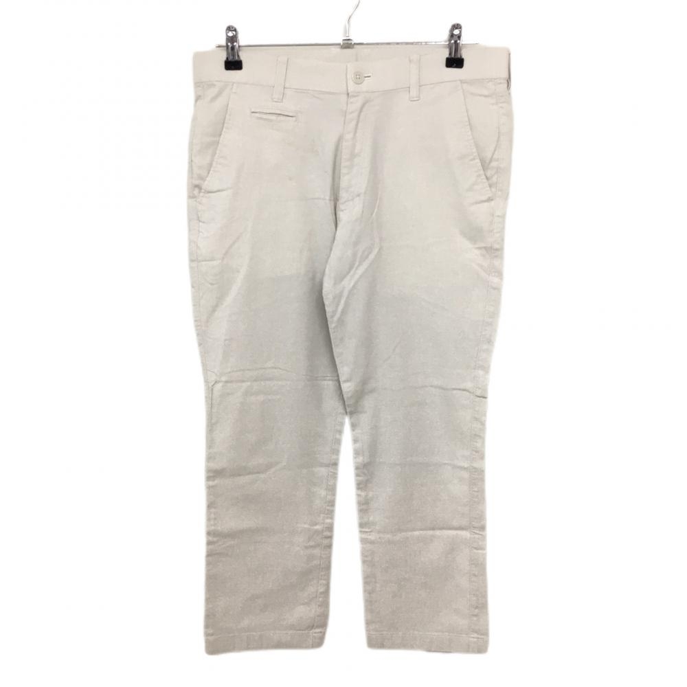 ルコック パンツ オフホワイト 織生地 バックストラップ  メンズ 82 ゴルフウェア le coq sportif