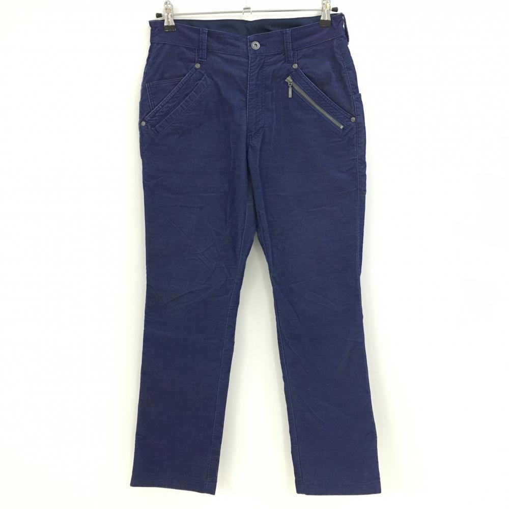 ルコックゴルフ パンツ ネイビー 複数ポケット バックロゴ  メンズ 76 ゴルフウェア le coq sportif