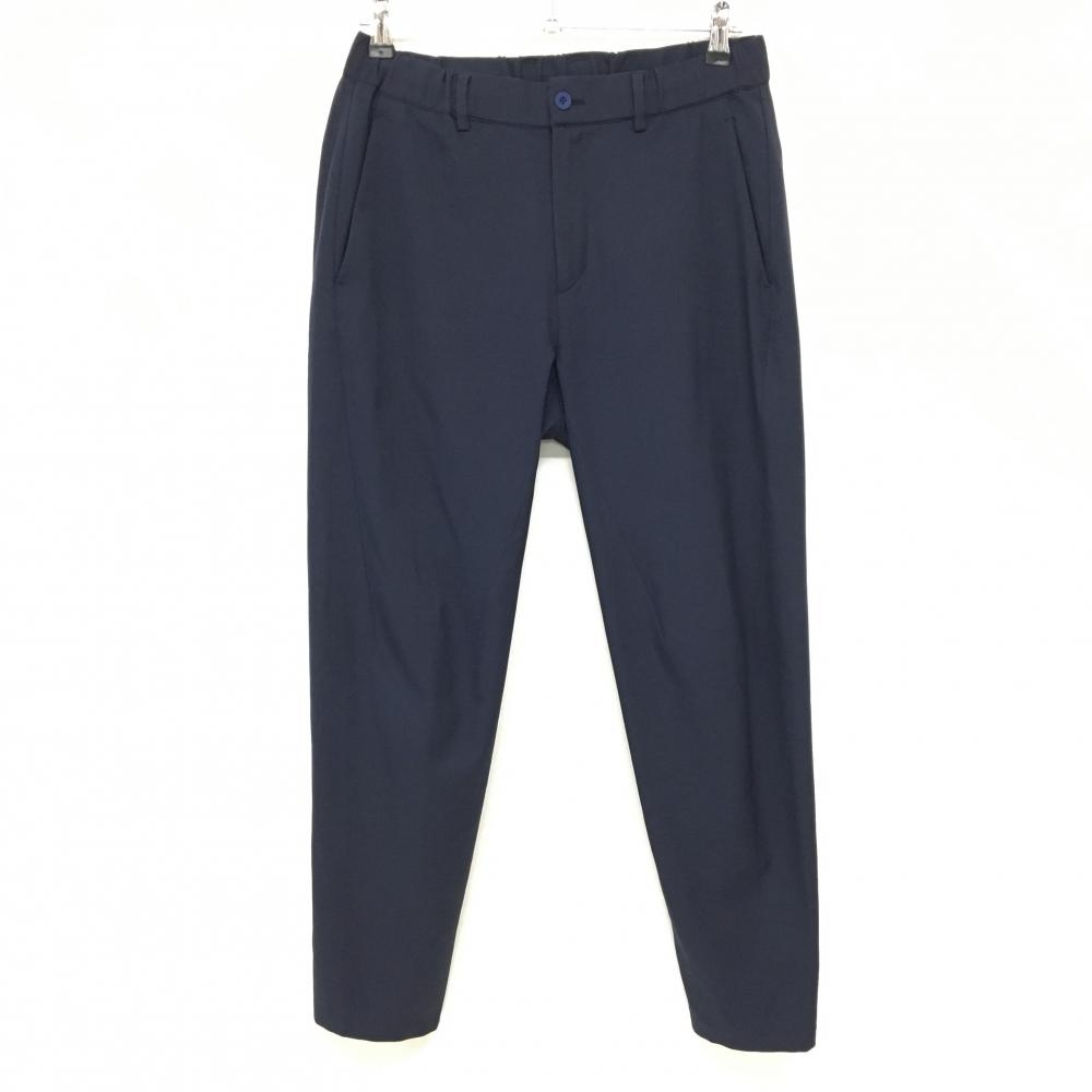 【超美品】ルコック×ユナイテッドアローズ パンツ ネイビー ウエスト調整紐 ストレッチ  メンズ L ゴルフウェア le coq sportif