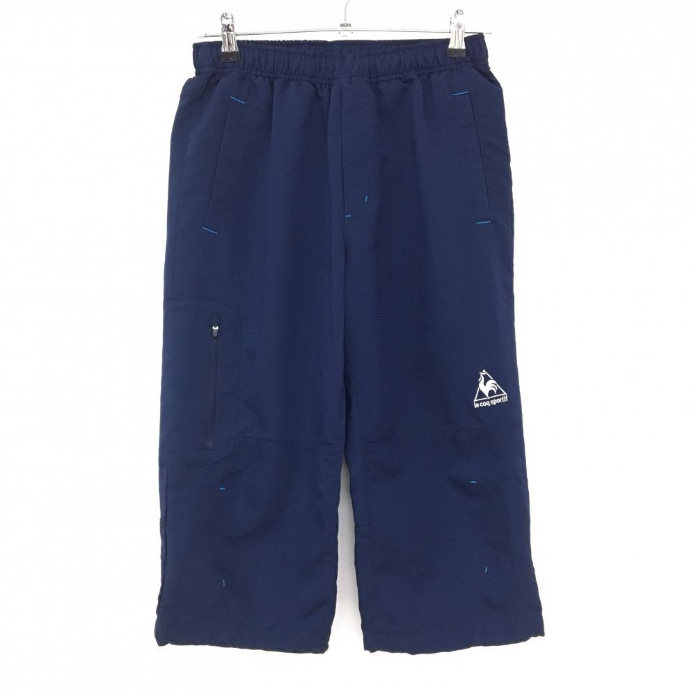 ルコック 半端丈パンツ ネイビー ウエストゴム  メンズ M ゴルフウェア le coq sportif