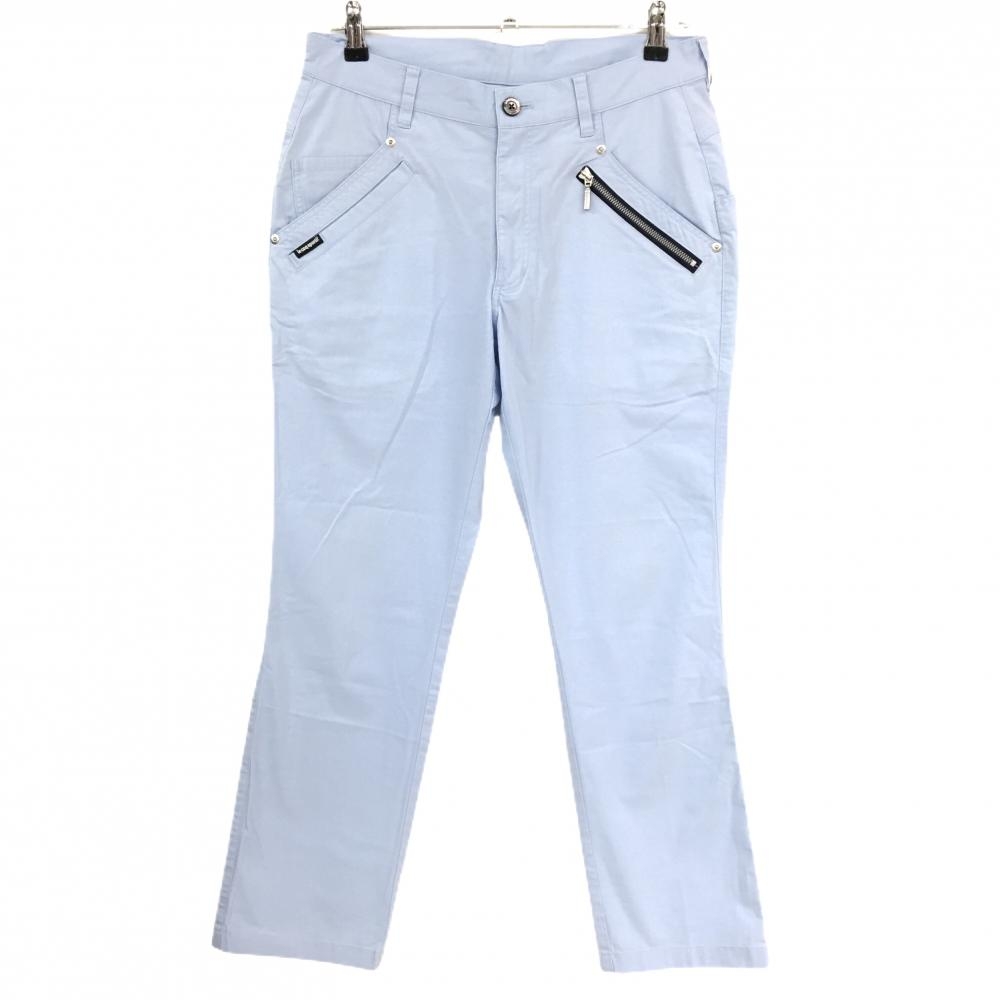 ルコックゴルフ パンツ ライトブルー 複数ポケット ストレッチ メンズ 79 ゴルフウェア le coq sportif