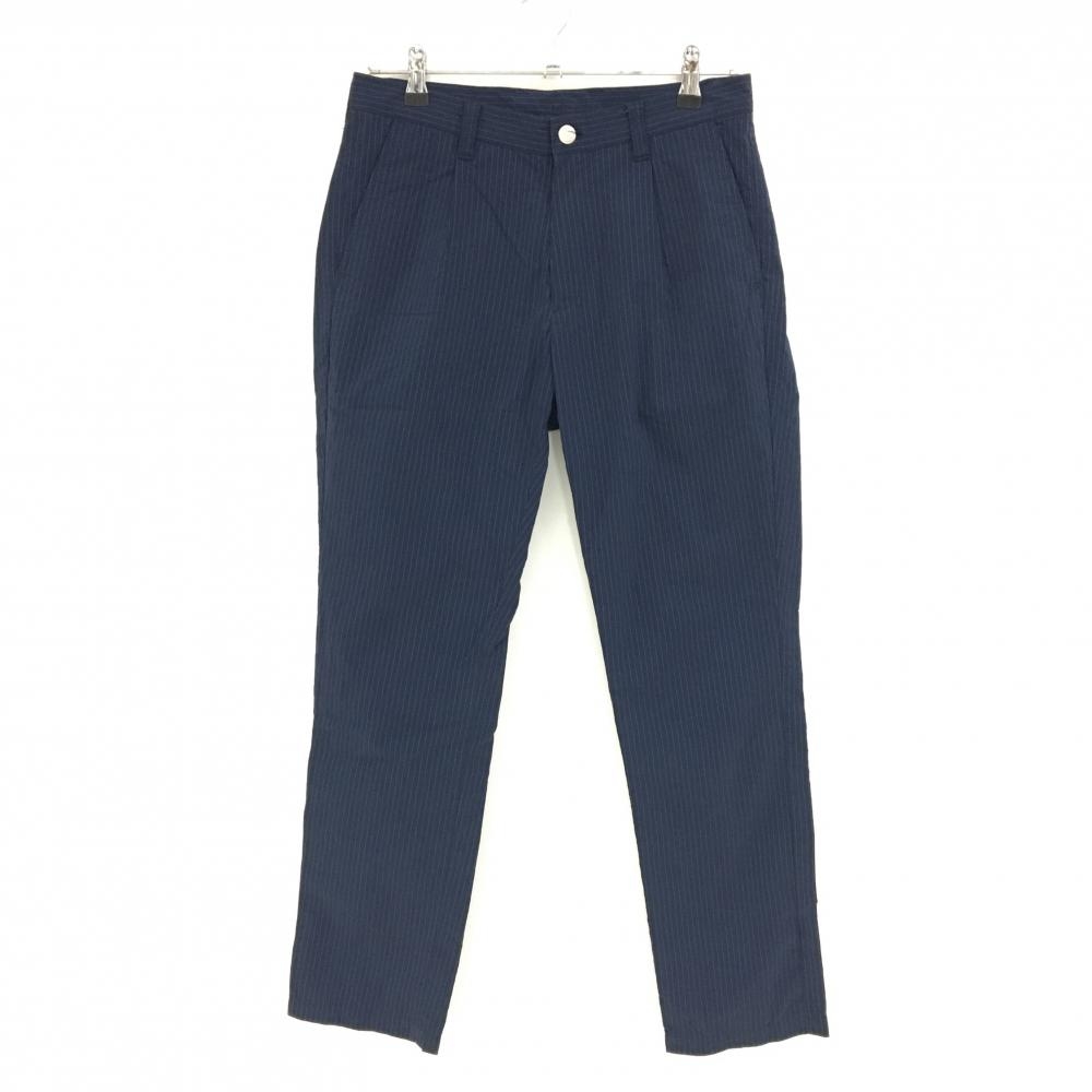 ロサーセン ナイロンパンツ ネイビー×白 ストライプ ロゴレッド メンズ 76 ゴルフウェア Rosasen