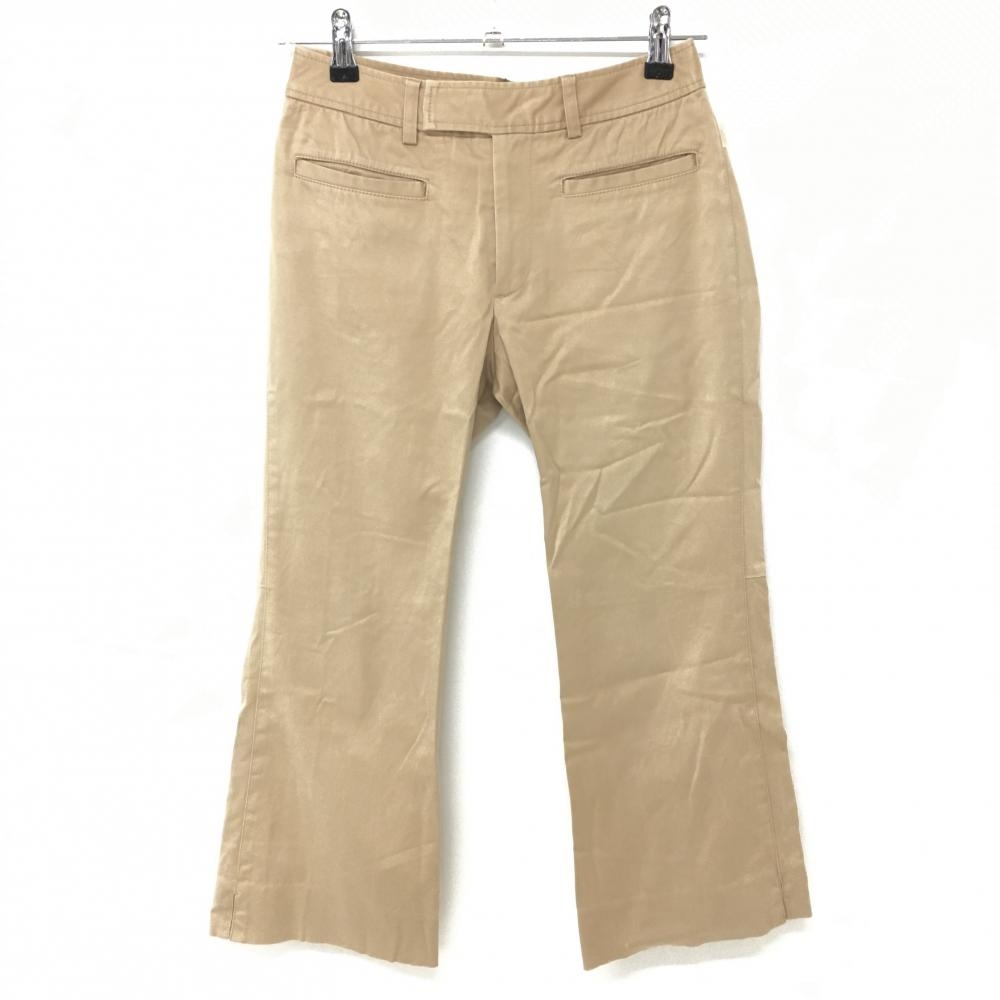 23区スポーツ 半端丈パンツ ベージュ ストレッチ コットン混  レディース 61 ゴルフウェア 23区