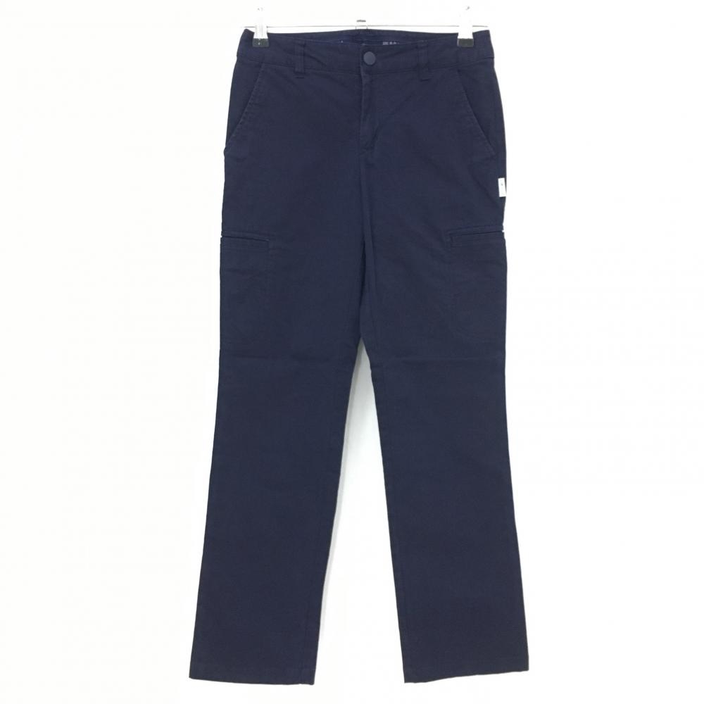 23区ゴルフ パンツ ネイビー イカリマーク ストレッチ  レディース 58(XS) ゴルフウェア 23区