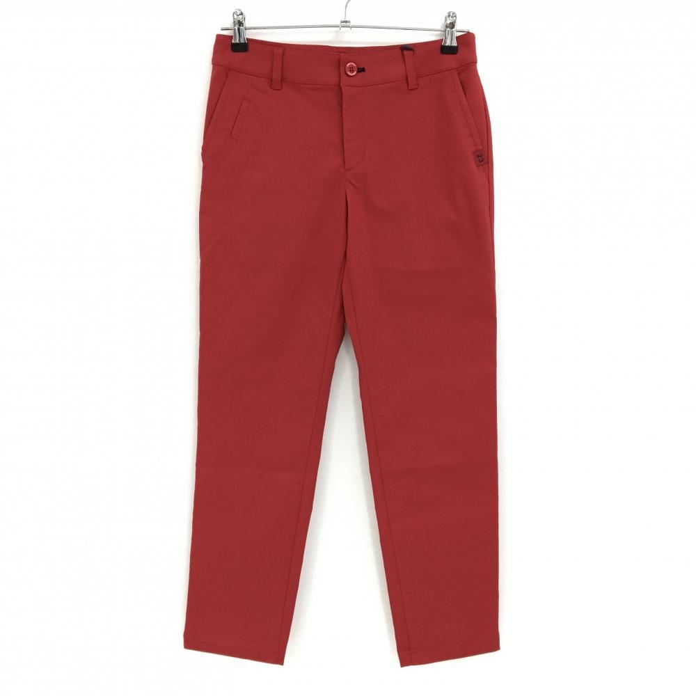 【新品】23区ゴルフ パンツ レッド ストレッチ 無地 レディース 64 ゴルフウェア 23区