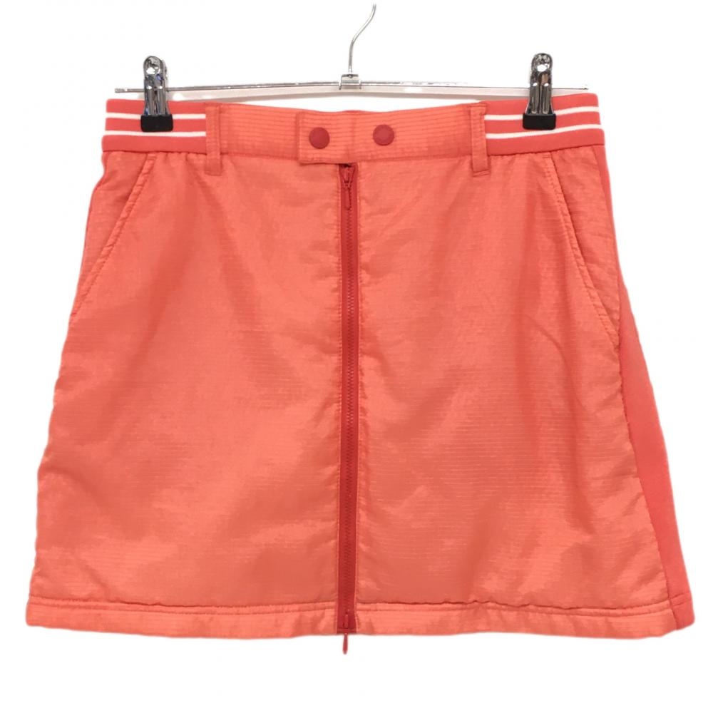 【超美品】23区ゴルフ スカート サーモンピンク 織生地 裏地メッシュ ウエストゴム レディース I(M) ゴルフウェア 23区