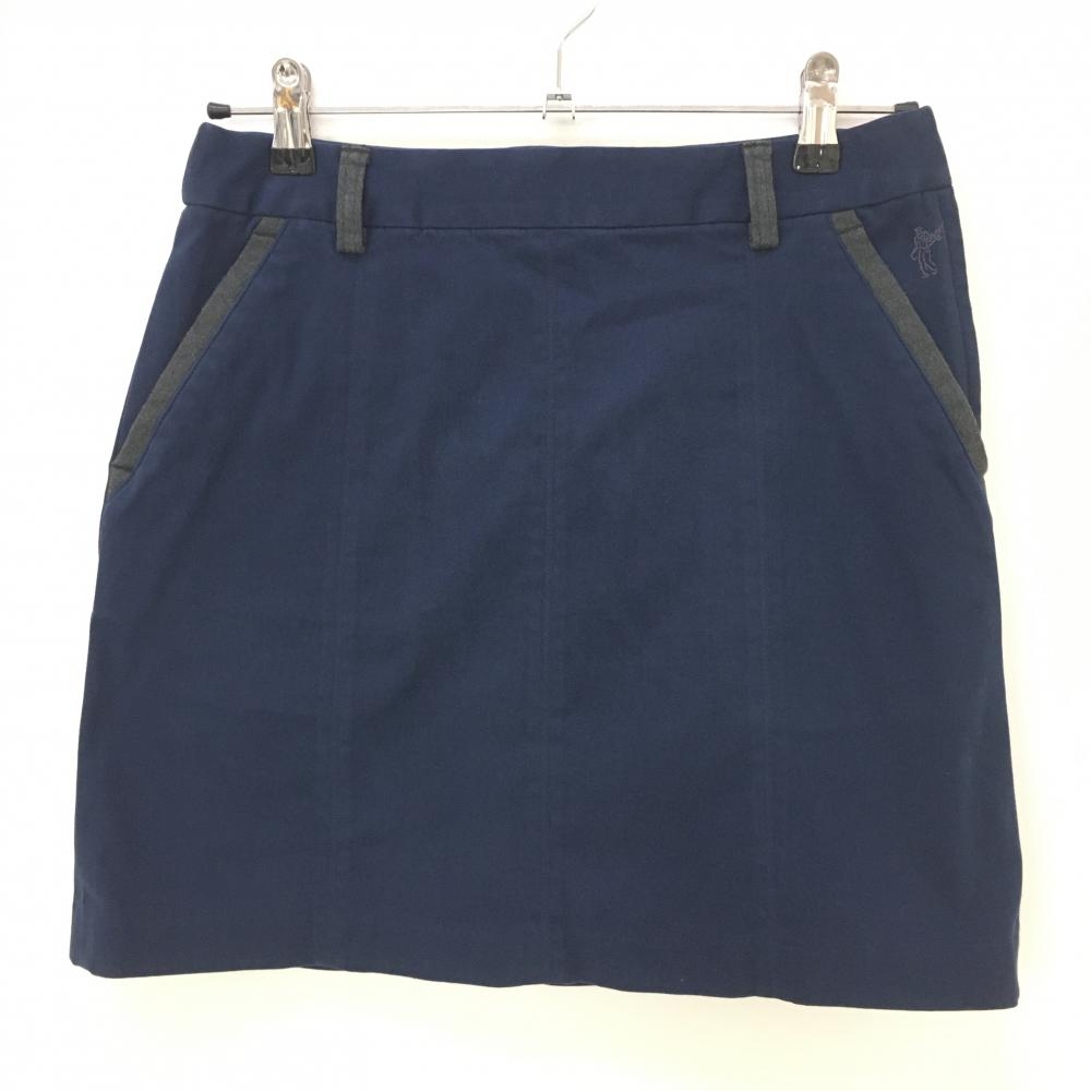 【美品】アシュワース スカート ネイビー×グレー  レディース M ゴルフウェア ASHWORTH