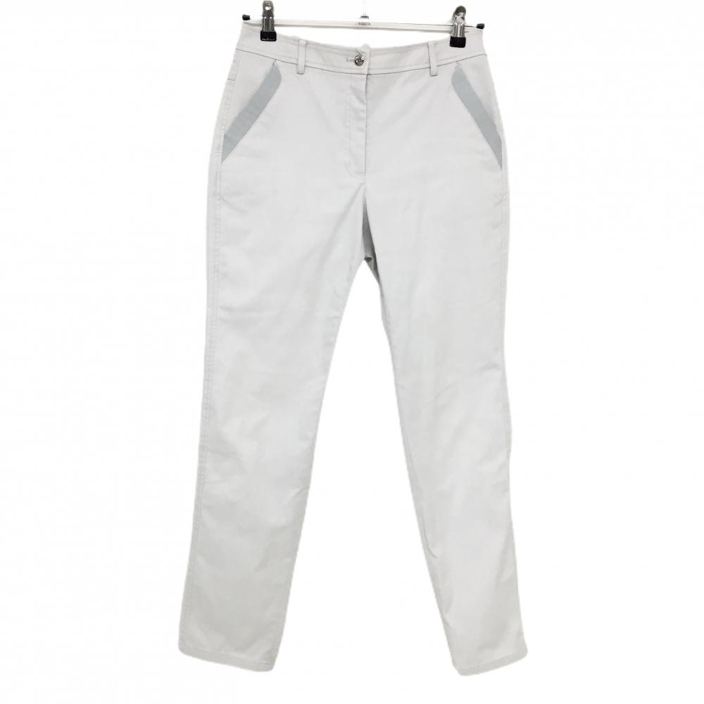 アダバット パンツ ライトブルー ポケット口切替 ストレッチ レディース 38(M) ゴルフウェア adabat