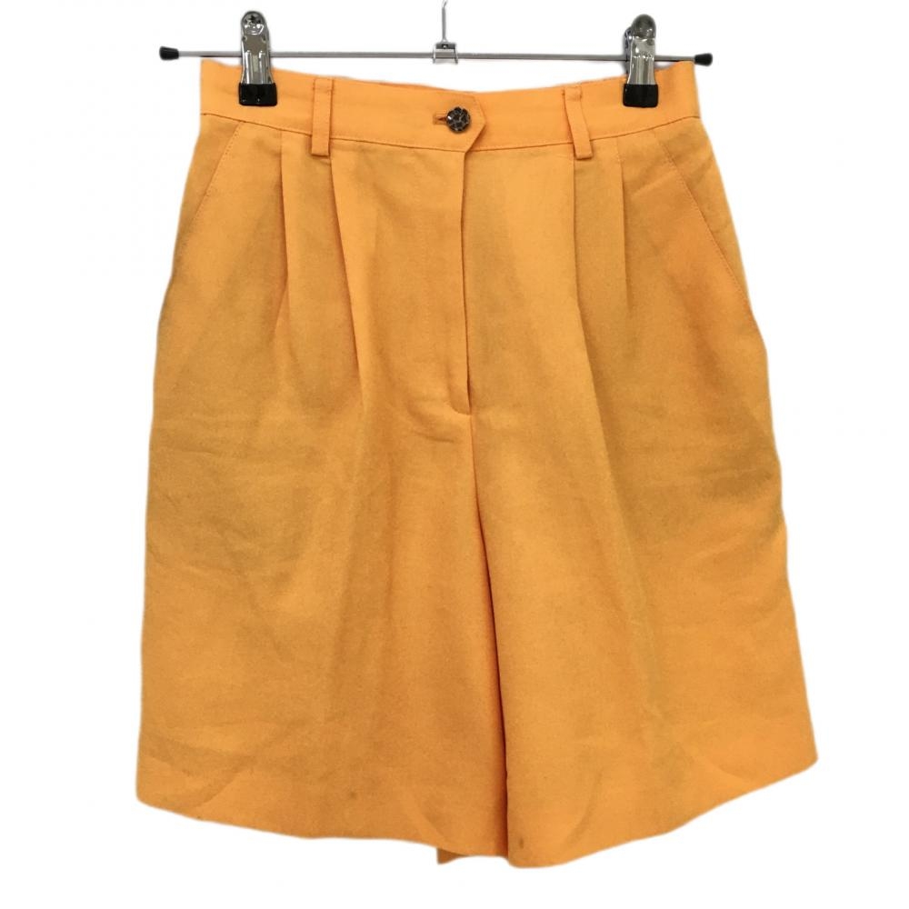 アダバット キュロットパンツ オレンジ 織生地 バックロゴ刺しゅう  レディース I(M) ゴルフウェア adabat