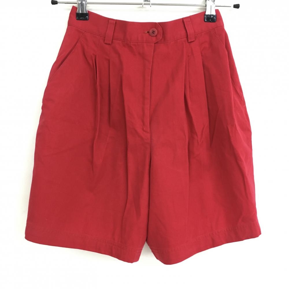 アダバット キュロットパンツ レッド ロゴ刺しゅうアニマル柄 レディース O(S) ゴルフウェア adabat