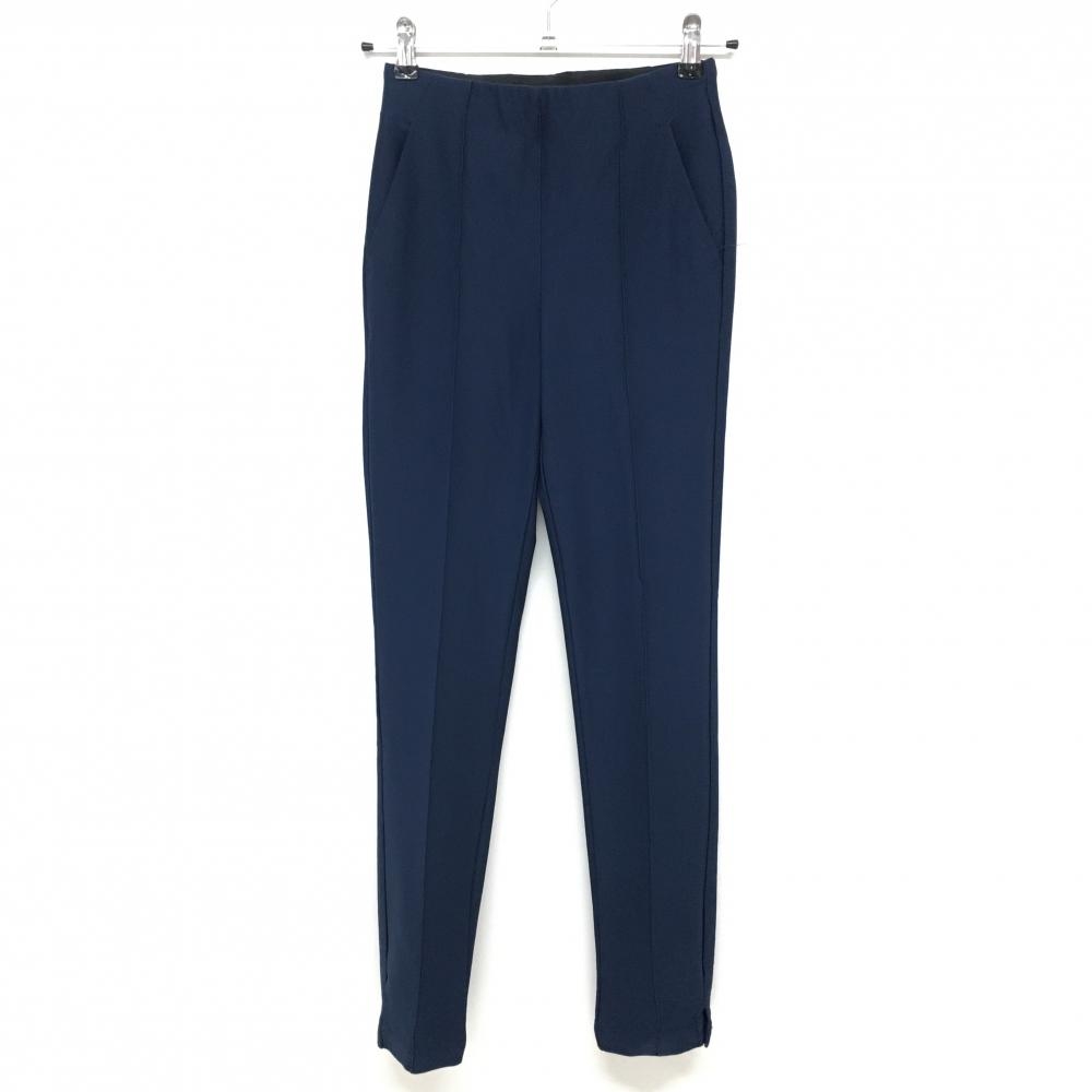 【新品】アディダス ストレッチパンツ ネイビー 無地 レディース XS ゴルフウェア 2023年モデル adidas