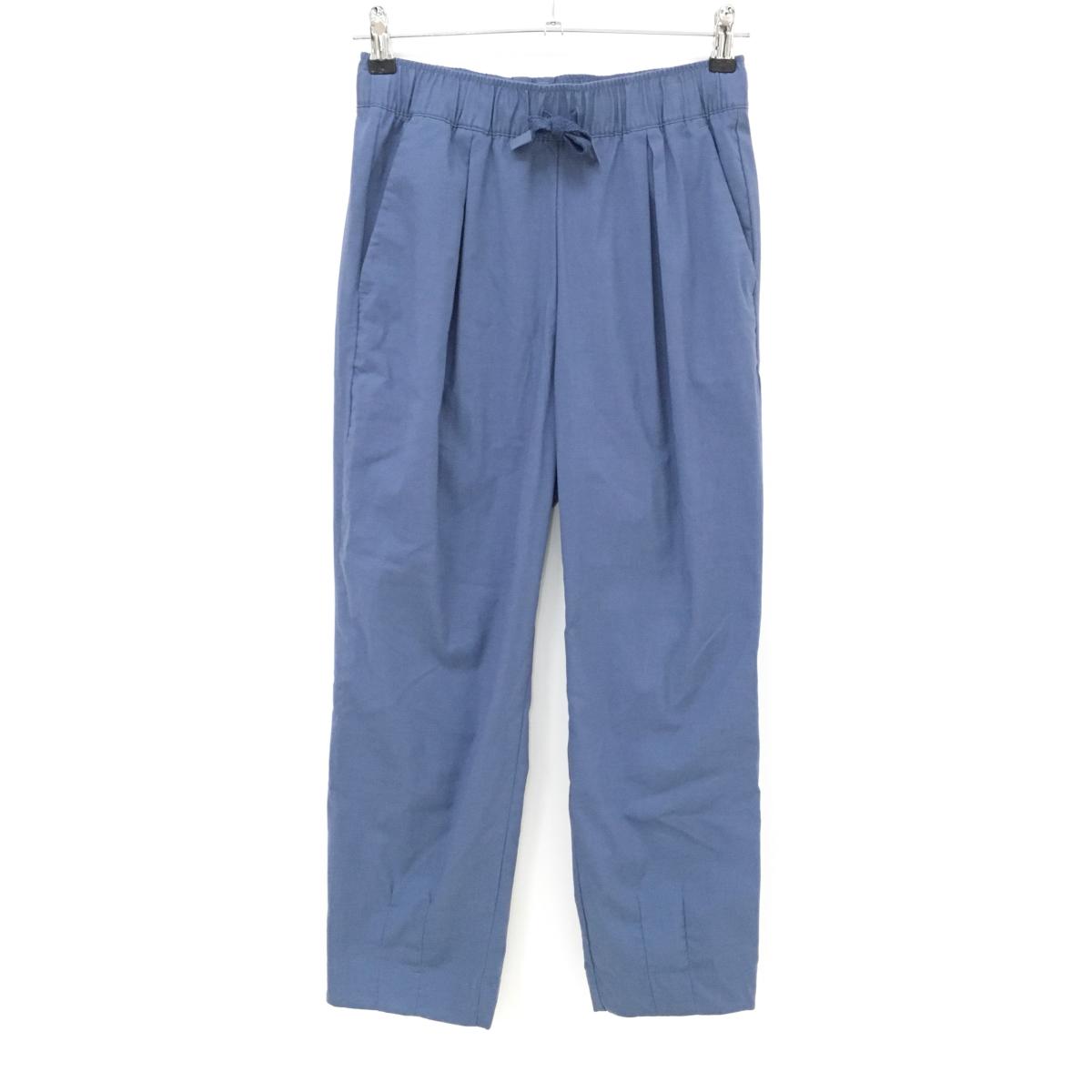 【美品】アディダス パンツ スモーキーブルー系 ウエストゴム＆調節紐  レディース S ゴルフウェア 2023年モデル adidas