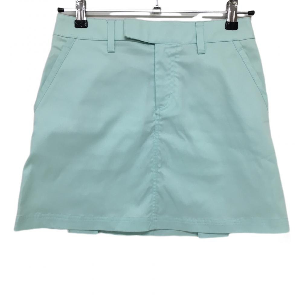 アディダス スカート エメラルドグリーン バックロゴ刺しゅう 後ろプリーツ  レディース S/P ゴルフウェア adidas