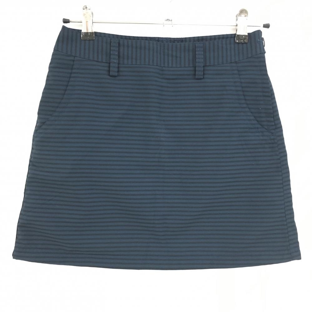 アディダス スカート ネイビー ボーダー レディース S/P ゴルフウェア adidas