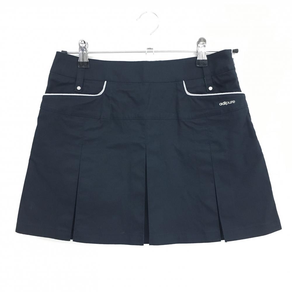 アディダス スカート ネイビー ボックスプリーツ  レディース M/M ゴルフウェア サンプル品 adidas