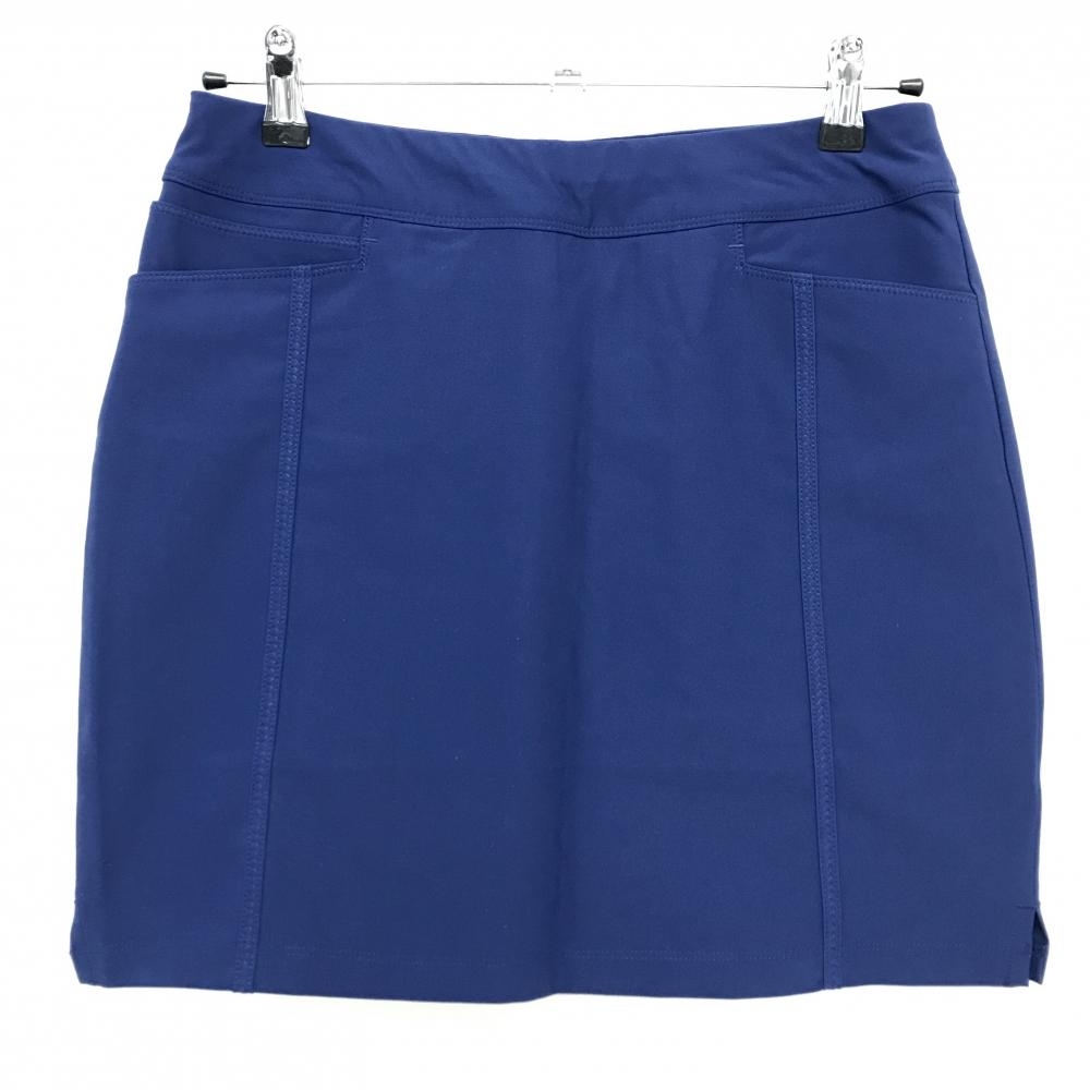 【超美品】アディダス スカート ネイビー シンプル 無地 内側インナーパンツ レディース S ゴルフウェア adidas