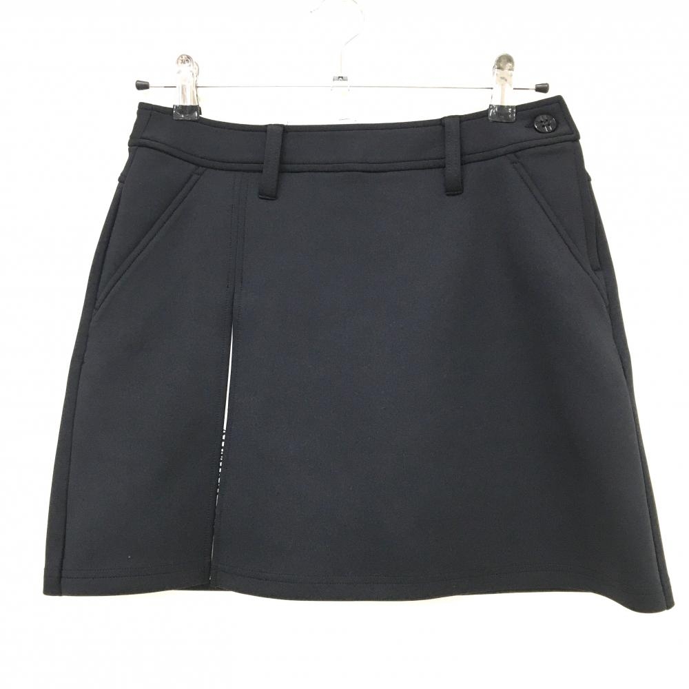 【美品】アドミラル スカート 黒 ダンボールニット ストレッチ  レディース M ゴルフウェア Admiral