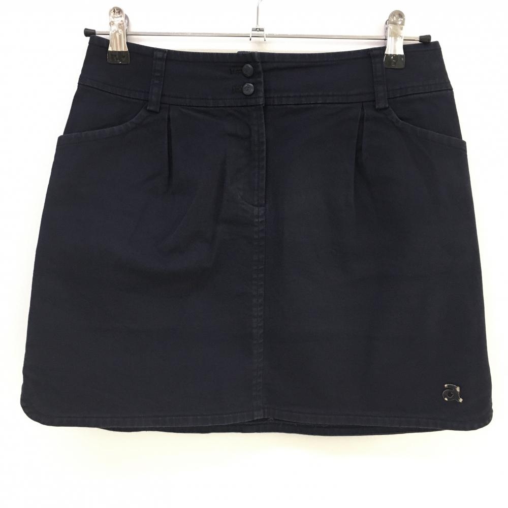 アルチビオ スカート ネイビー ストレッチ コットン混 レディース 38 ゴルフウェア archivio
