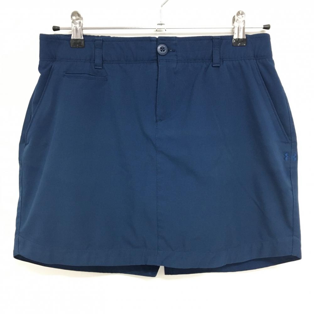 アンダーアーマー スカート ネイビー 内側インナーパンツ ストレッチ  レディース 4 ゴルフウェア UNDER ARMOUR