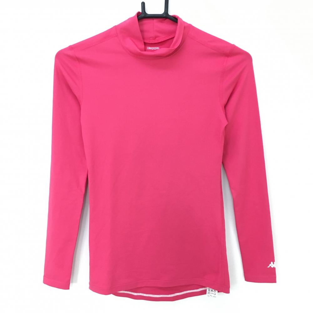 【超美品】カッパ インナーシャツ ピンク ネックロゴ  レディース S ゴルフウェア Kappa 画像