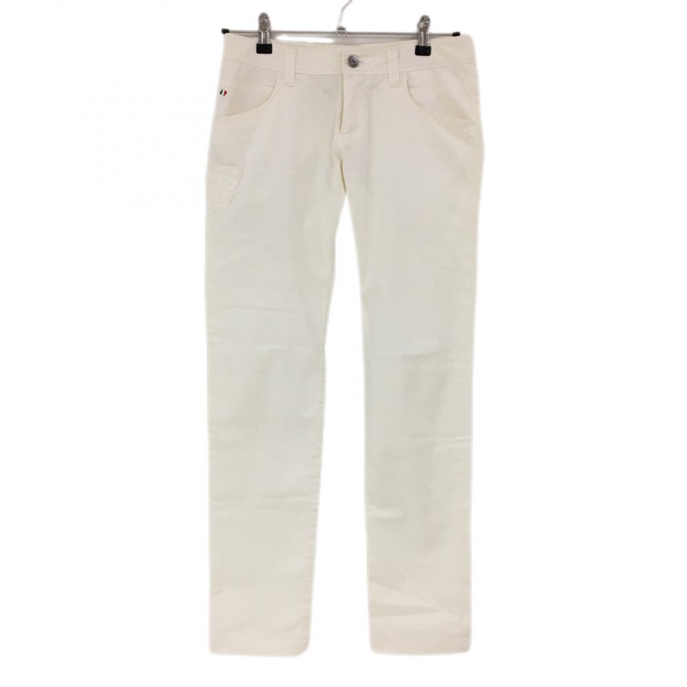 カッパ パンツ アイボリー ティー装着可 レディース 7 ゴルフウェア Kappa