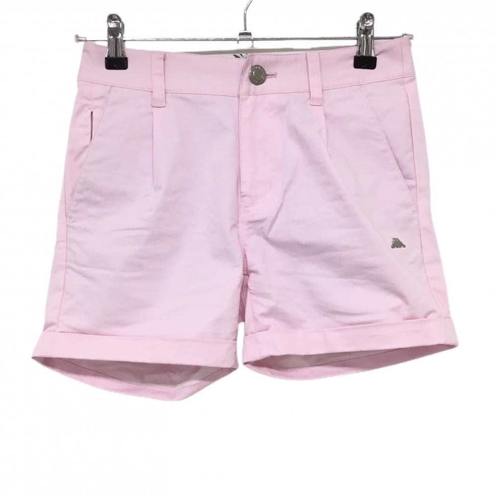 【超美品】カッパ ショートパンツ ピンク 裾ロールアップ レディース SS ゴルフウェア Kappa