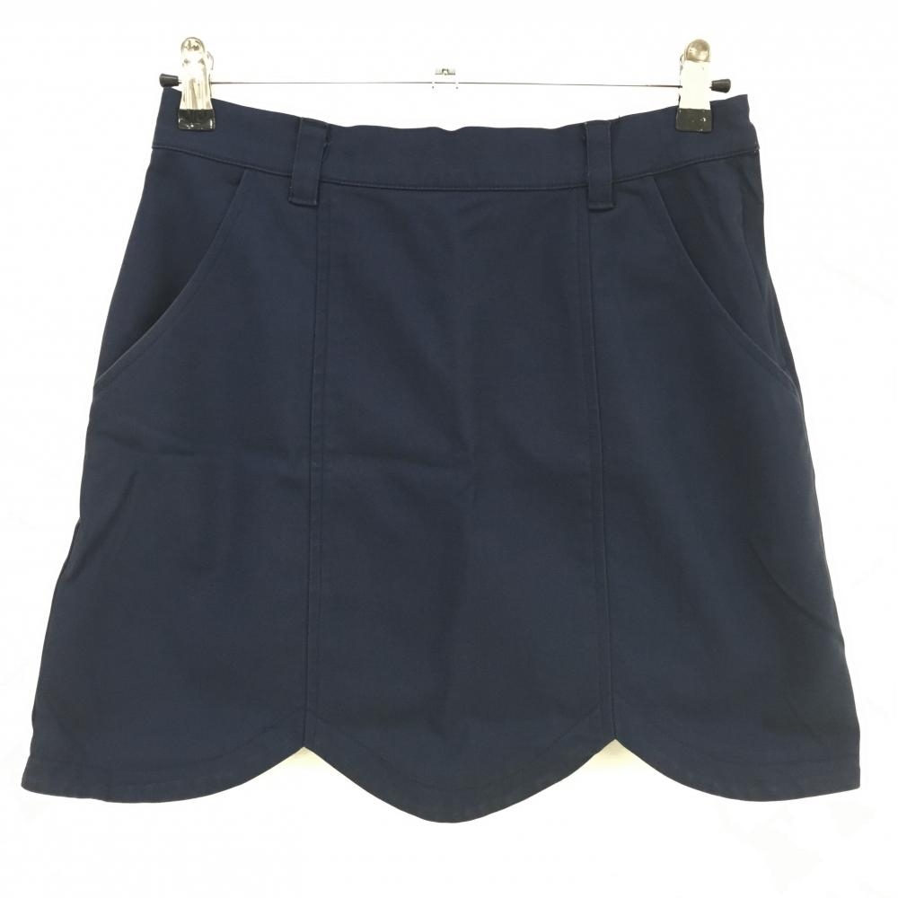 キスオンザグリーン スカート ネイビー 裾スカラップ 内側インナーパンツ  レディース 2(M) ゴルフウェア kiss on the green