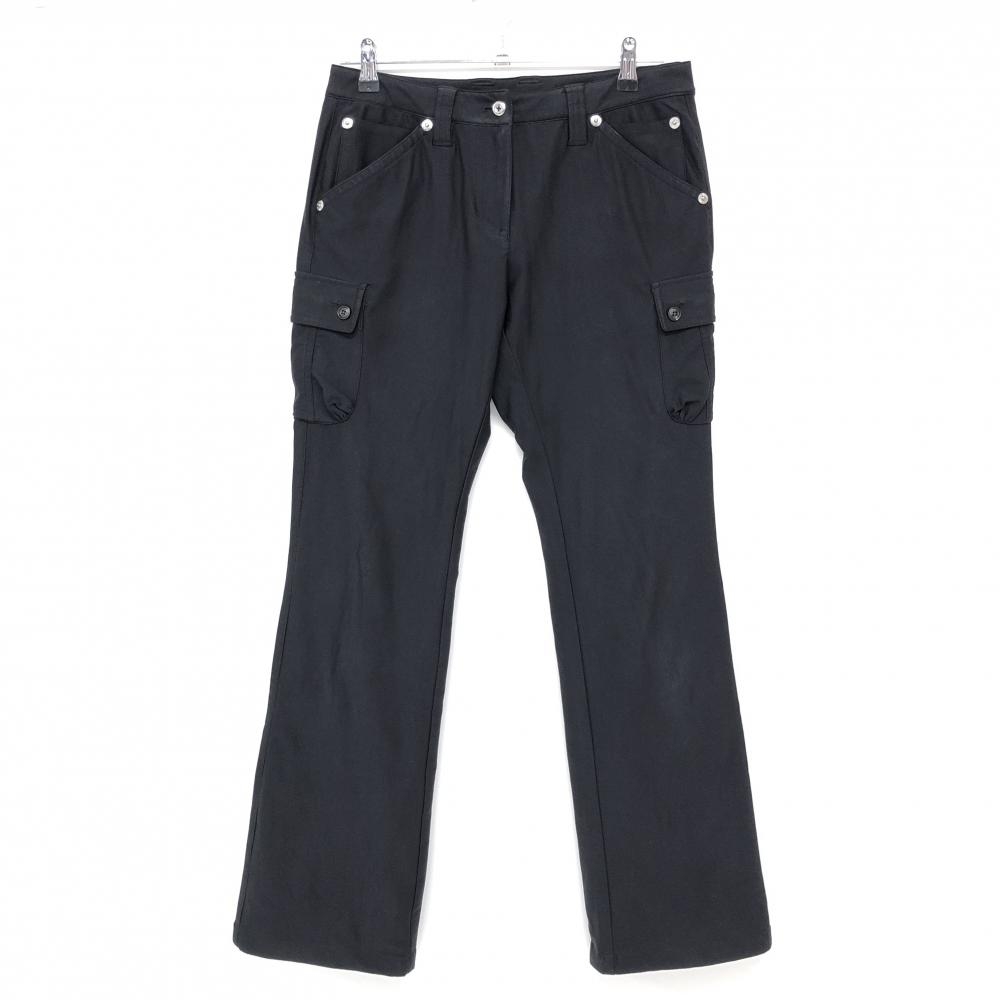 【美品】キャロウェイ パンツ 黒 ポケット複数 ストレッチ  レディース M ゴルフウェア Callaway