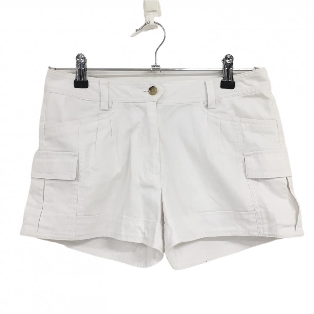 【超美品】キャロウェイ ショートパンツ　白　ストレッチ レディース S ゴルフウェア Callaway