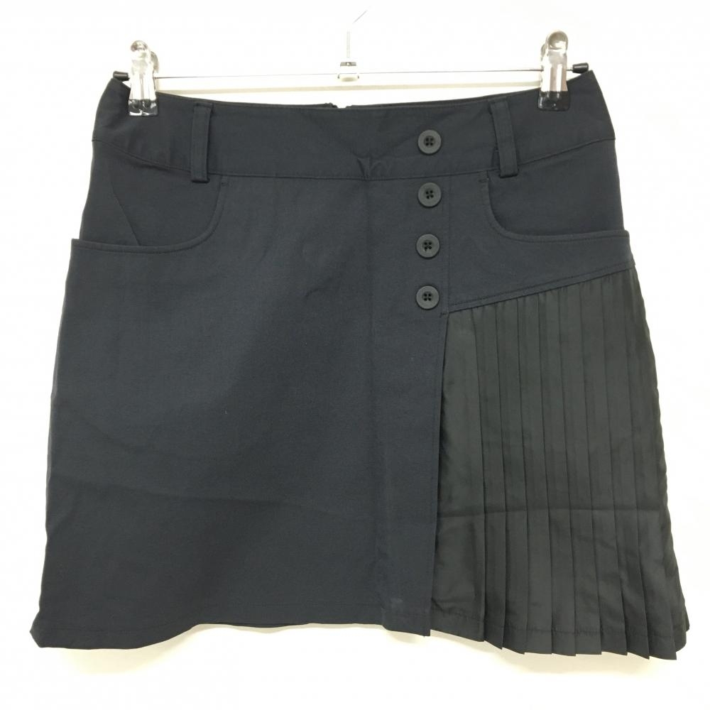キャロウェイ スカート 黒 一部プリーツ ストレッチ レディース M ゴルフウェア Callaway