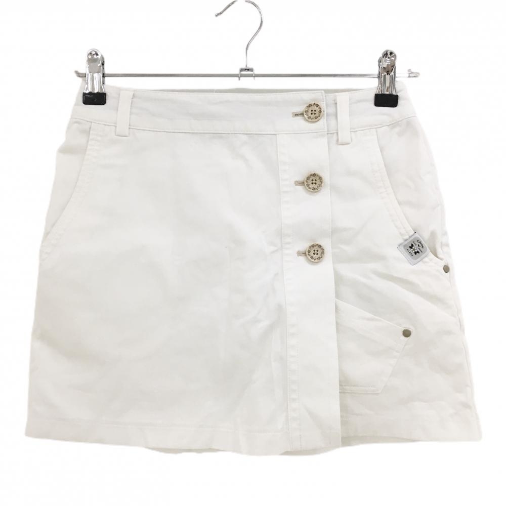 【美品】キャロウェイ スカート 白 内側インナーパンツ  レディース SS ゴルフウェア Callaway