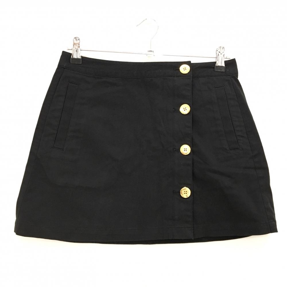 キャロウェイ スカート 黒 金ボタン インナーパンツ付き レディース M ゴルフウェア Callaway