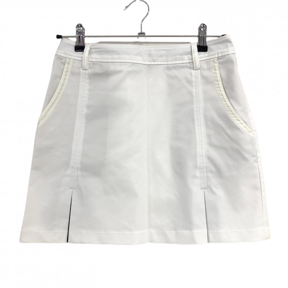 【美品】キャロウェイ スカート 白 前ボックスプリーツ  レディース M ゴルフウェア Callaway