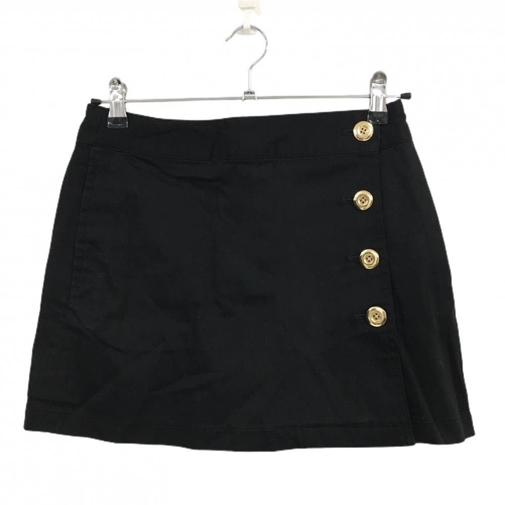【美品】キャロウェイ スカート 黒　ラップスカート風 内側インナーパンツ  レディース S ゴルフウェア Callaway