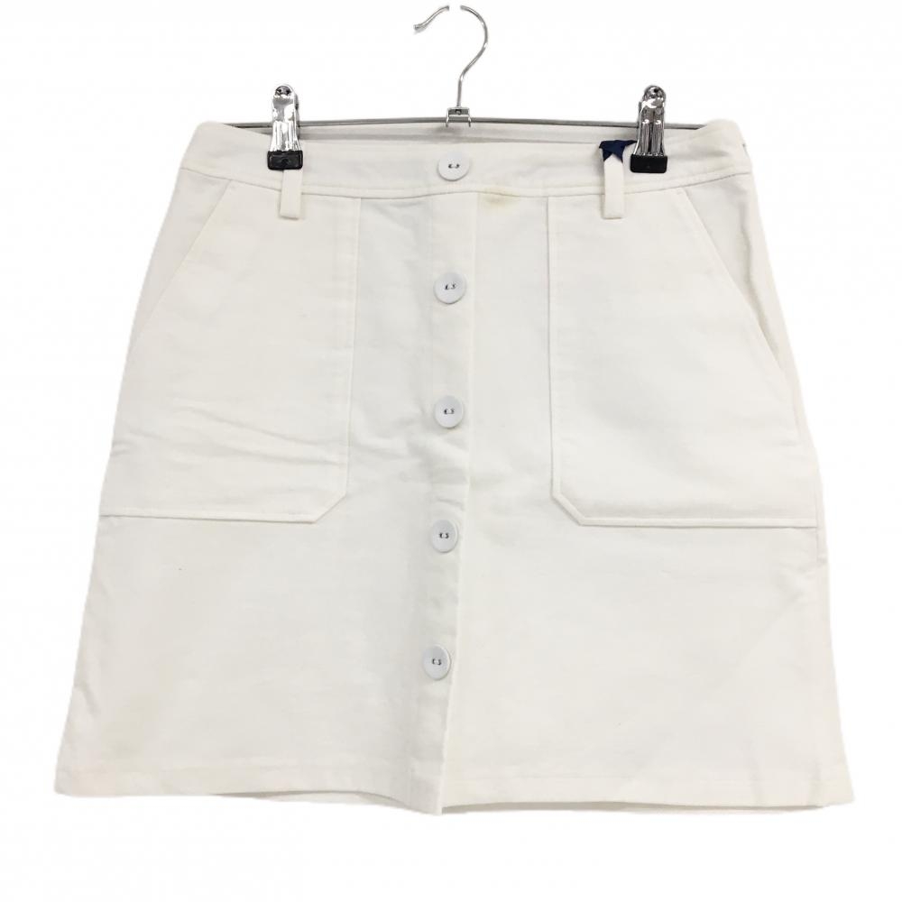 キャロウェイ スカート 白 ストレッチ 表微起毛 吸湿発熱性 紙タグ有 レディース M ゴルフウェア Callaway