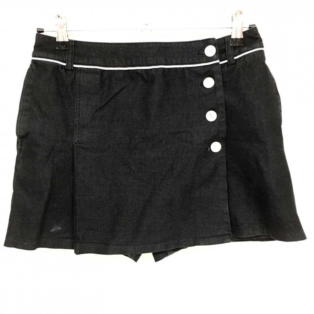 【美品】キャロウェイ キュロットスカート 黒 ウエスト白ライン  レディース M ゴルフウェア Callaway