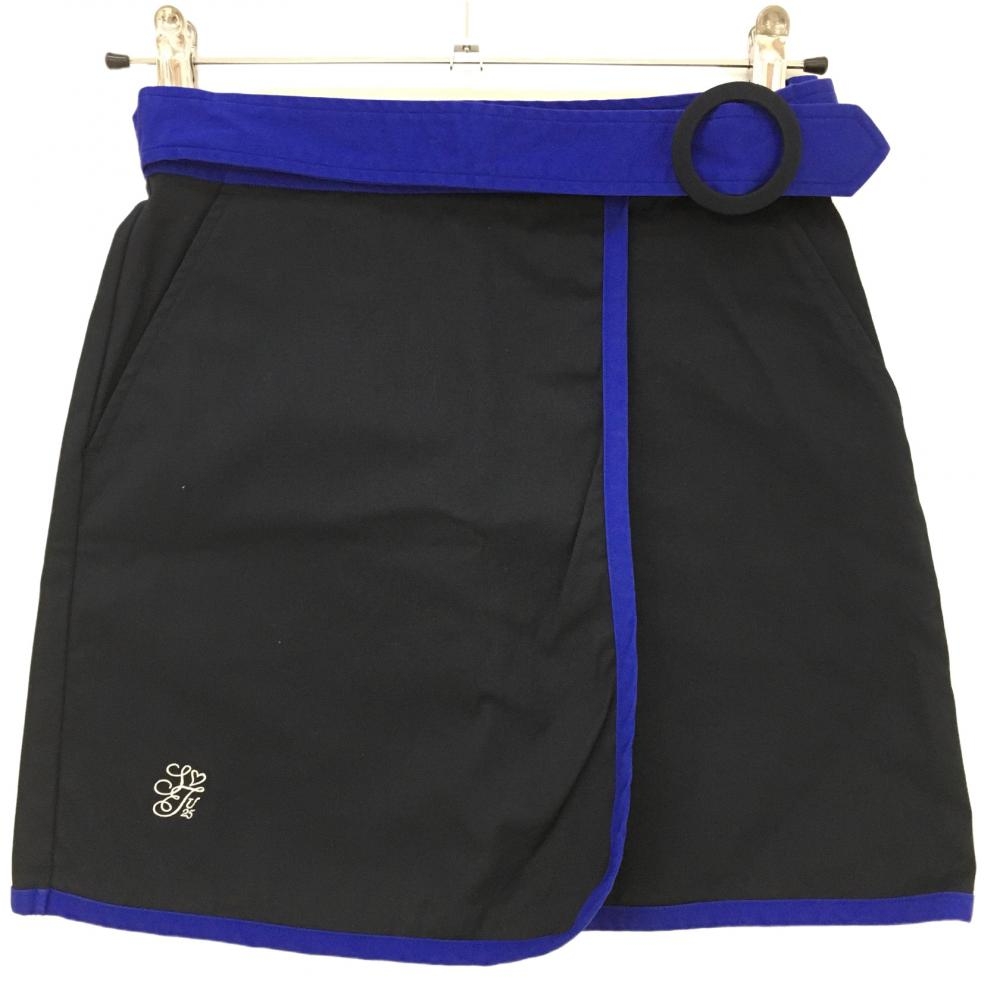 【美品】サマンサタバサ UNDER25 スカート ダークネイビー×ブルー  レディース S ゴルフウェア Samantha Thavasa