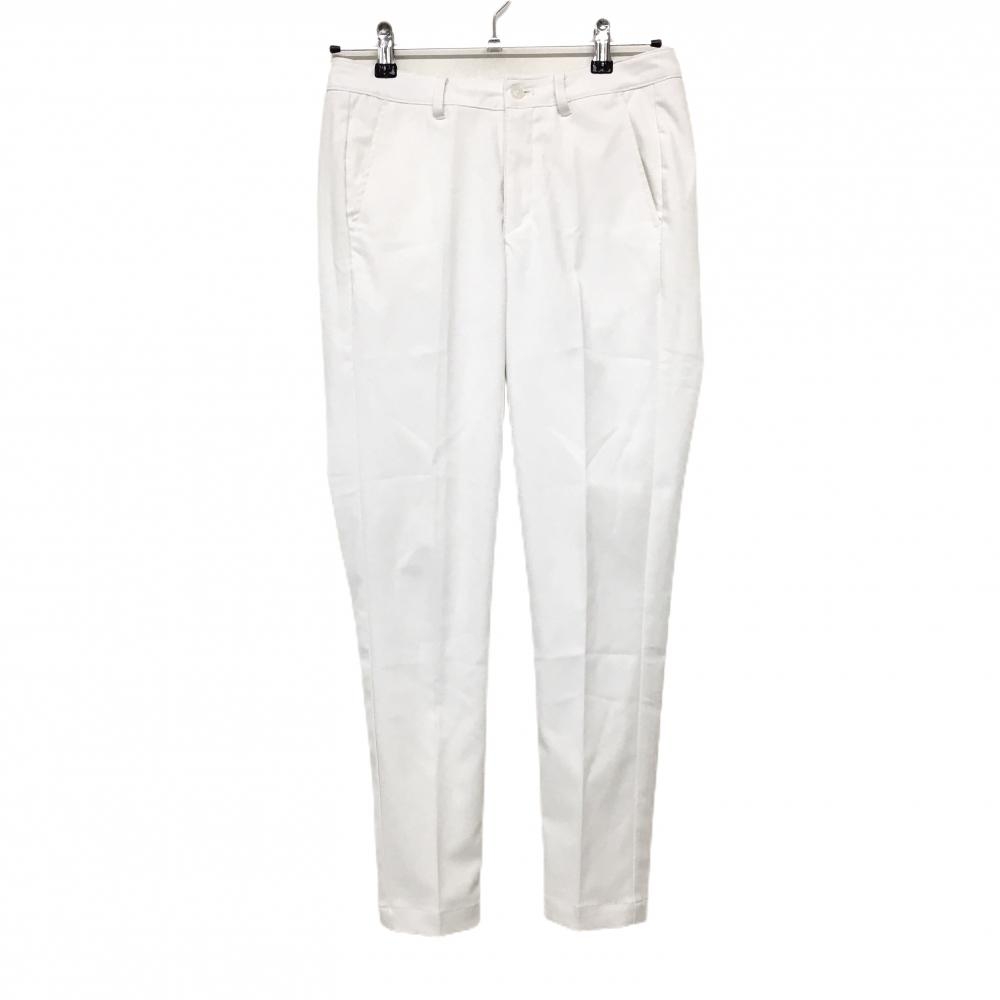 【美品】ジェイリンドバーグ パンツ 白 地模様 レディース XS ゴルフウェア J．LINDEBERG