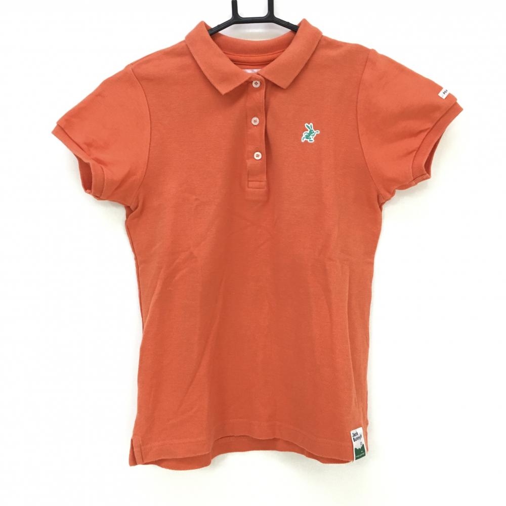 ジャックバニー 半袖ポロシャツ オレンジ  レディース 0(S) ゴルフウェア Jack Bunny 画像
