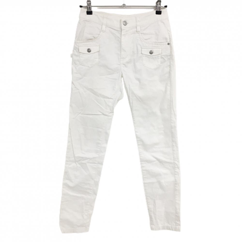 ジャックバニー パンツ 白 無地 レディース 0(S) ゴルフウェア Jack Bunny