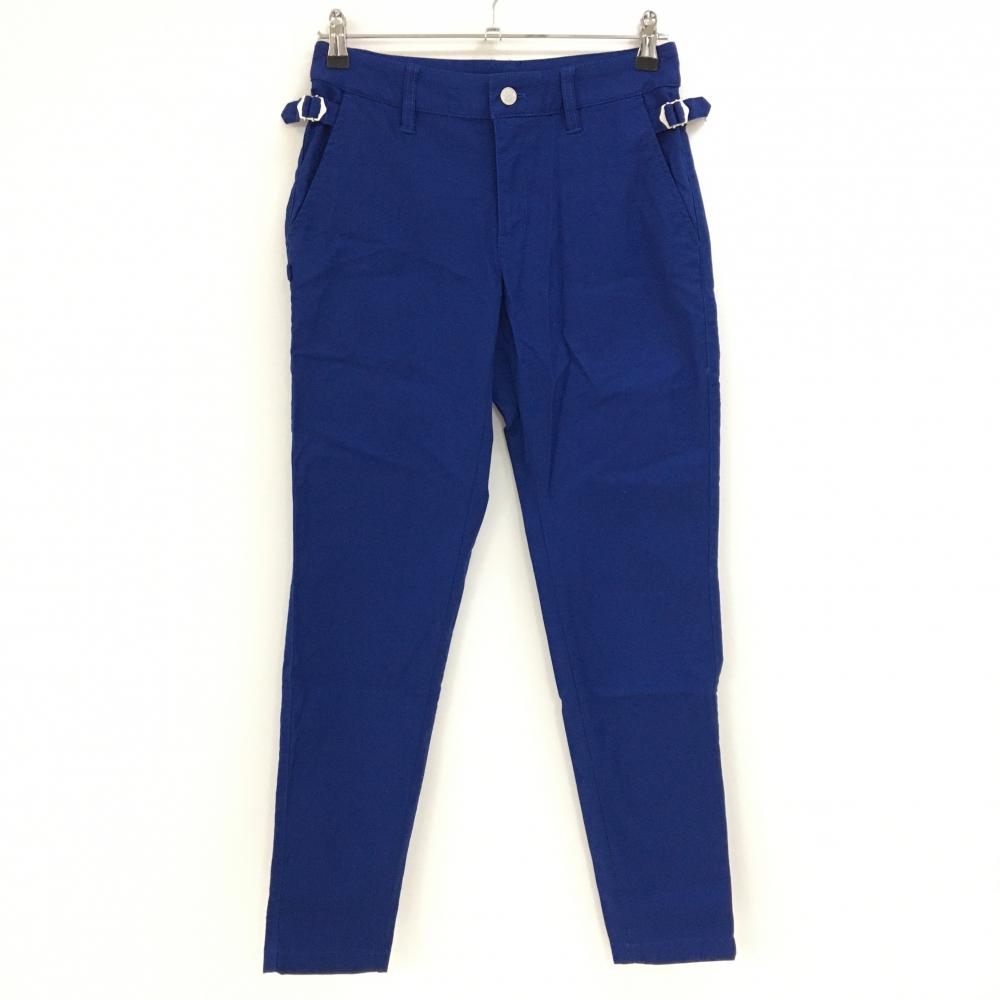 【超美品】ジャックバニー パンツ ネイビー 無地 ストレッチ レディース 1(M) ゴルフウェア Jack Bunny