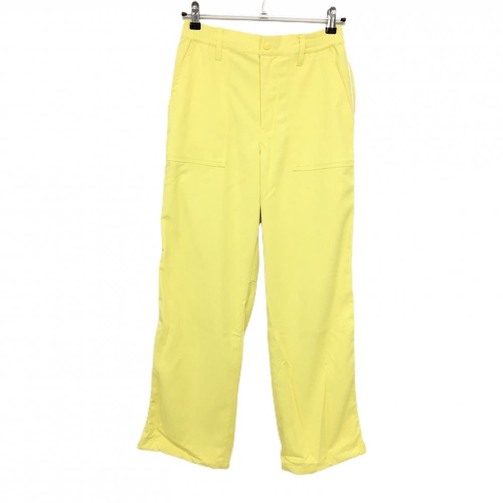 【超美品】ジャックバニー パンツ イエロー ストレッチ ウエストゴム  レディース 1(M) ゴルフウェア 2024年モデル Jack Bunny