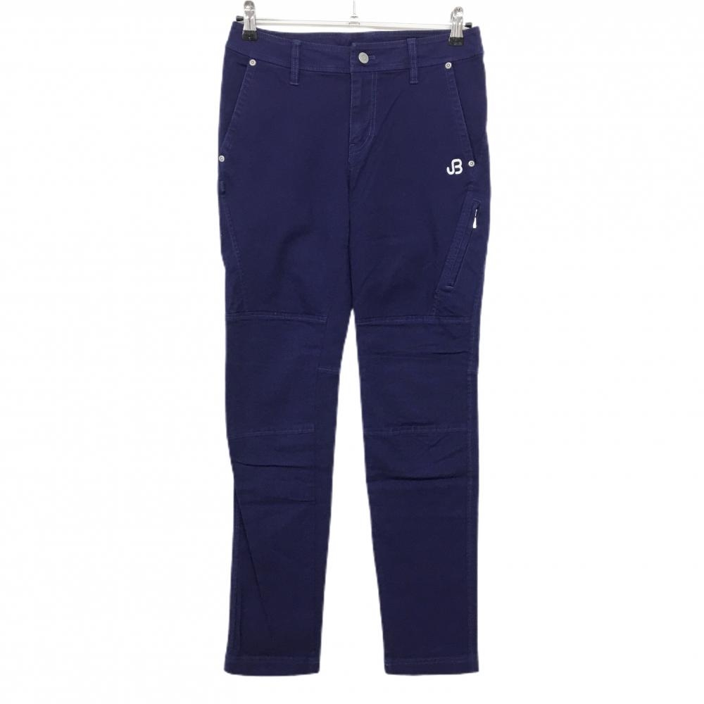 ジャックバニー パンツ パープル ストレッチ サイドジップポケット  レディース 1(M) ゴルフウェア Jack Bunny